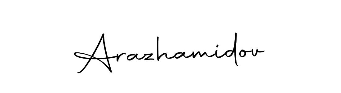 Create a beautiful signature design for name Arazhamidov. With this signature (Autography-DOLnW) fonts, you can make a handwritten signature for free. Arazhamidov signature style 10 images and pictures png
