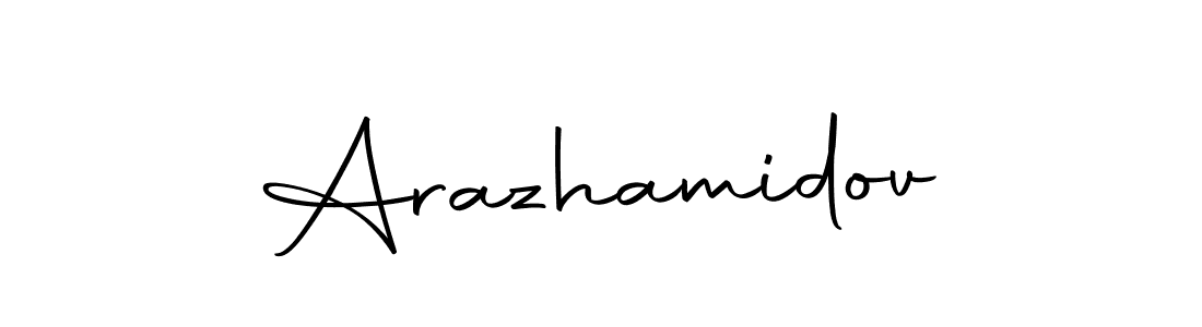 Create a beautiful signature design for name Arazhamidov. With this signature (Autography-DOLnW) fonts, you can make a handwritten signature for free. Arazhamidov signature style 10 images and pictures png