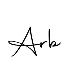 Create a beautiful signature design for name Arb. With this signature (Autography-DOLnW) fonts, you can make a handwritten signature for free. Arb signature style 10 images and pictures png