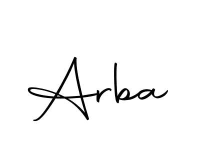 if you are searching for the best signature style for your name Arba. so please give up your signature search. here we have designed multiple signature styles  using Autography-DOLnW. Arba signature style 10 images and pictures png