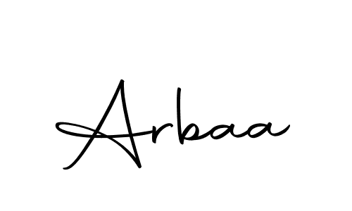 Make a beautiful signature design for name Arbaa. With this signature (Autography-DOLnW) style, you can create a handwritten signature for free. Arbaa signature style 10 images and pictures png