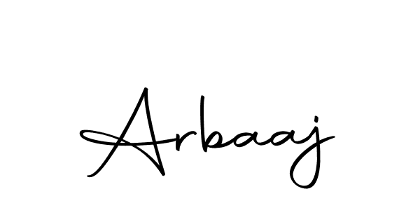 Create a beautiful signature design for name Arbaaj. With this signature (Autography-DOLnW) fonts, you can make a handwritten signature for free. Arbaaj signature style 10 images and pictures png