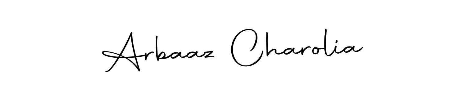 How to make Arbaaz Charolia signature? Autography-DOLnW is a professional autograph style. Create handwritten signature for Arbaaz Charolia name. Arbaaz Charolia signature style 10 images and pictures png