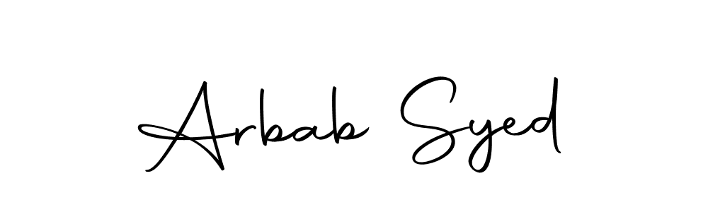 if you are searching for the best signature style for your name Arbab Syed. so please give up your signature search. here we have designed multiple signature styles  using Autography-DOLnW. Arbab Syed signature style 10 images and pictures png