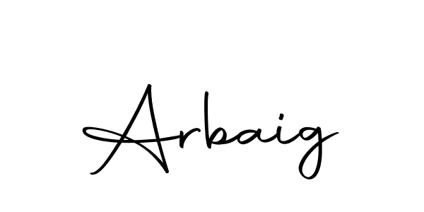 How to make Arbaig name signature. Use Autography-DOLnW style for creating short signs online. This is the latest handwritten sign. Arbaig signature style 10 images and pictures png