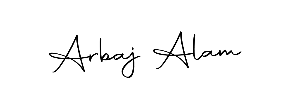 Make a beautiful signature design for name Arbaj Alam. With this signature (Autography-DOLnW) style, you can create a handwritten signature for free. Arbaj Alam signature style 10 images and pictures png