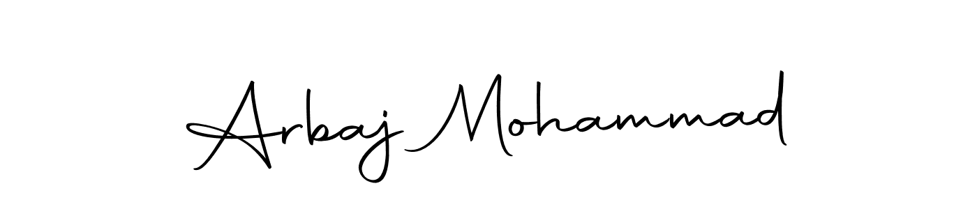 Autography-DOLnW is a professional signature style that is perfect for those who want to add a touch of class to their signature. It is also a great choice for those who want to make their signature more unique. Get Arbaj Mohammad name to fancy signature for free. Arbaj Mohammad signature style 10 images and pictures png