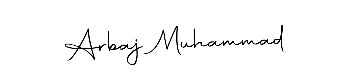 Create a beautiful signature design for name Arbaj Muhammad. With this signature (Autography-DOLnW) fonts, you can make a handwritten signature for free. Arbaj Muhammad signature style 10 images and pictures png