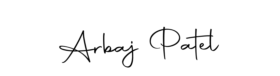 Use a signature maker to create a handwritten signature online. With this signature software, you can design (Autography-DOLnW) your own signature for name Arbaj Patel. Arbaj Patel signature style 10 images and pictures png