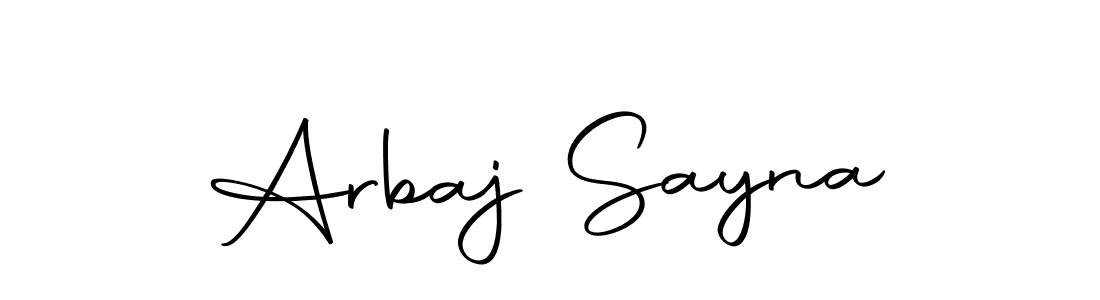 You can use this online signature creator to create a handwritten signature for the name Arbaj Sayna. This is the best online autograph maker. Arbaj Sayna signature style 10 images and pictures png