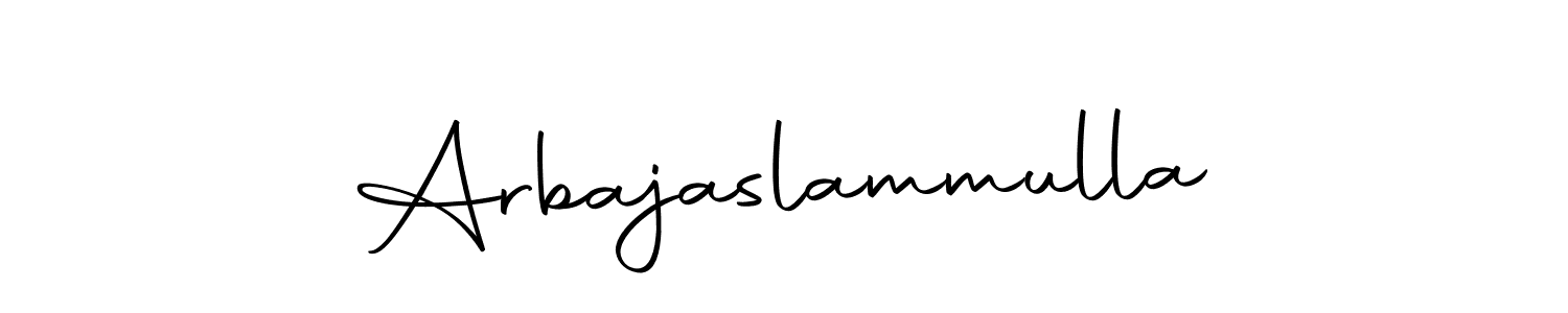 It looks lik you need a new signature style for name Arbajaslammulla. Design unique handwritten (Autography-DOLnW) signature with our free signature maker in just a few clicks. Arbajaslammulla signature style 10 images and pictures png