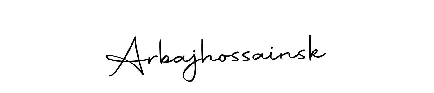 if you are searching for the best signature style for your name Arbajhossainsk. so please give up your signature search. here we have designed multiple signature styles  using Autography-DOLnW. Arbajhossainsk signature style 10 images and pictures png