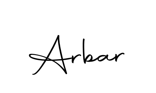 Create a beautiful signature design for name Arbar. With this signature (Autography-DOLnW) fonts, you can make a handwritten signature for free. Arbar signature style 10 images and pictures png
