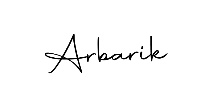Arbarik stylish signature style. Best Handwritten Sign (Autography-DOLnW) for my name. Handwritten Signature Collection Ideas for my name Arbarik. Arbarik signature style 10 images and pictures png