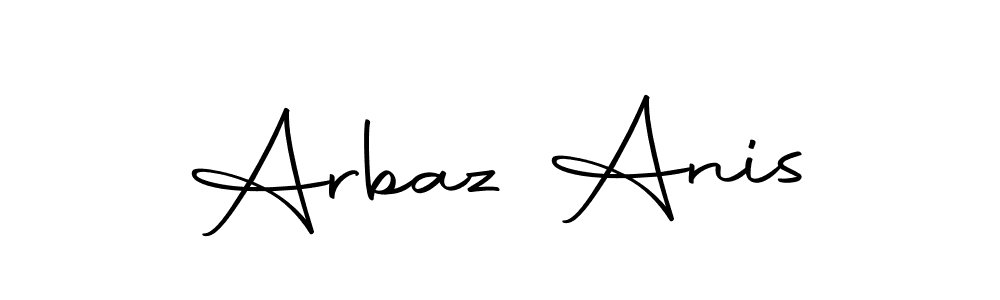 Make a beautiful signature design for name Arbaz Anis. Use this online signature maker to create a handwritten signature for free. Arbaz Anis signature style 10 images and pictures png