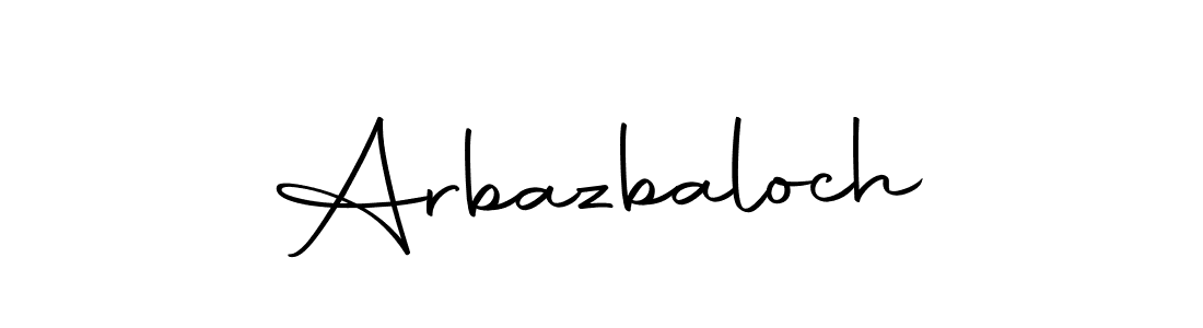 Design your own signature with our free online signature maker. With this signature software, you can create a handwritten (Autography-DOLnW) signature for name Arbazbaloch. Arbazbaloch signature style 10 images and pictures png