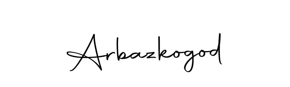 Design your own signature with our free online signature maker. With this signature software, you can create a handwritten (Autography-DOLnW) signature for name Arbazkogod. Arbazkogod signature style 10 images and pictures png