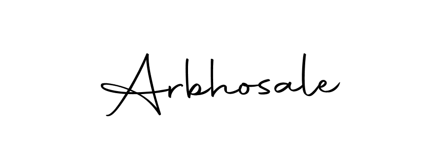 How to make Arbhosale signature? Autography-DOLnW is a professional autograph style. Create handwritten signature for Arbhosale name. Arbhosale signature style 10 images and pictures png