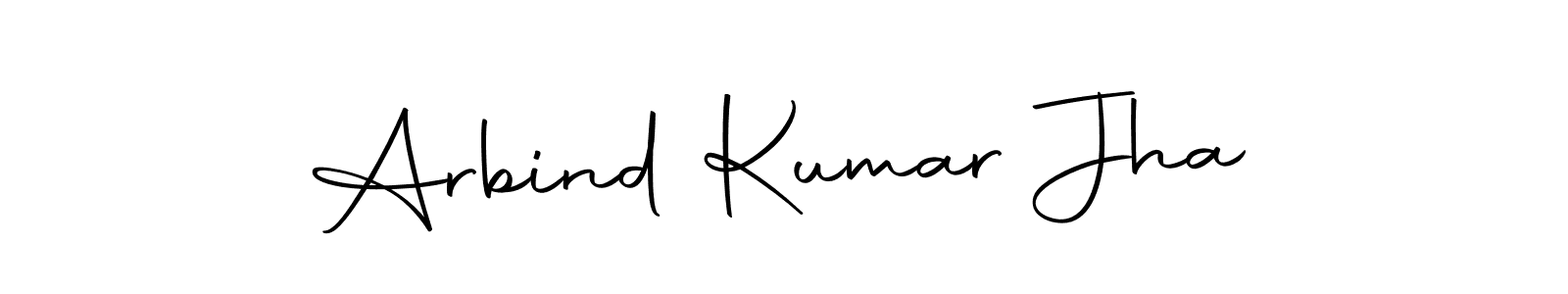 Create a beautiful signature design for name Arbind Kumar Jha. With this signature (Autography-DOLnW) fonts, you can make a handwritten signature for free. Arbind Kumar Jha signature style 10 images and pictures png