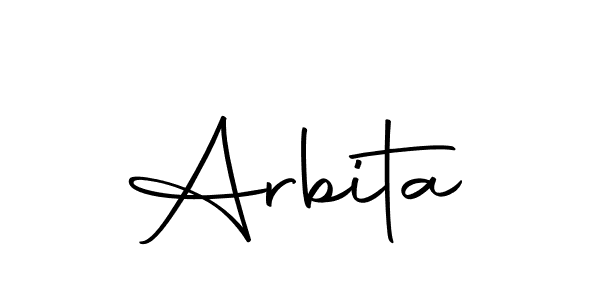 You can use this online signature creator to create a handwritten signature for the name Arbita. This is the best online autograph maker. Arbita signature style 10 images and pictures png