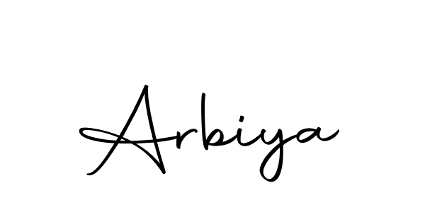 Arbiya stylish signature style. Best Handwritten Sign (Autography-DOLnW) for my name. Handwritten Signature Collection Ideas for my name Arbiya. Arbiya signature style 10 images and pictures png