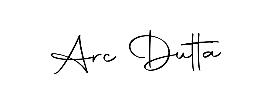 Make a beautiful signature design for name Arc Dutta. Use this online signature maker to create a handwritten signature for free. Arc Dutta signature style 10 images and pictures png