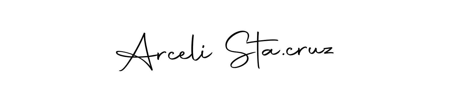 See photos of Arceli Sta.cruz official signature by Spectra . Check more albums & portfolios. Read reviews & check more about Autography-DOLnW font. Arceli Sta.cruz signature style 10 images and pictures png