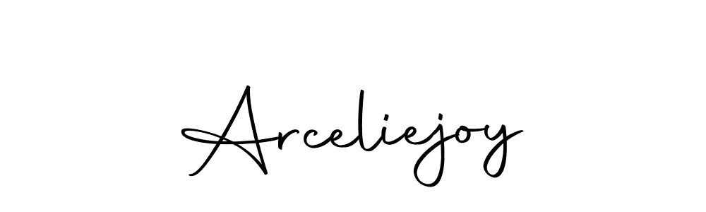 You should practise on your own different ways (Autography-DOLnW) to write your name (Arceliejoy) in signature. don't let someone else do it for you. Arceliejoy signature style 10 images and pictures png