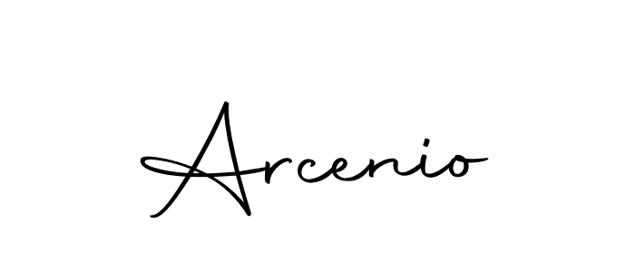 Create a beautiful signature design for name Arcenio. With this signature (Autography-DOLnW) fonts, you can make a handwritten signature for free. Arcenio signature style 10 images and pictures png