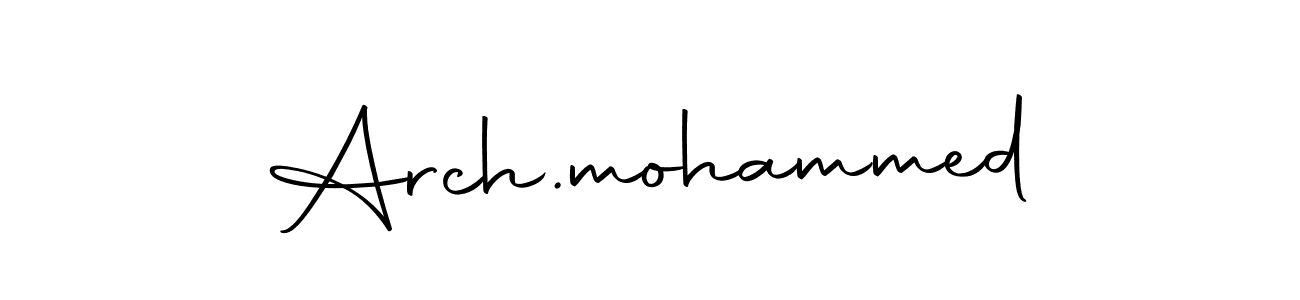 How to Draw Arch.mohammed signature style? Autography-DOLnW is a latest design signature styles for name Arch.mohammed. Arch.mohammed signature style 10 images and pictures png