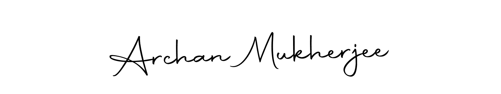 if you are searching for the best signature style for your name Archan Mukherjee. so please give up your signature search. here we have designed multiple signature styles  using Autography-DOLnW. Archan Mukherjee signature style 10 images and pictures png