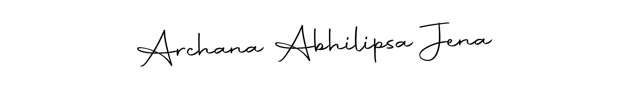 Make a short Archana Abhilipsa Jena signature style. Manage your documents anywhere anytime using Autography-DOLnW. Create and add eSignatures, submit forms, share and send files easily. Archana Abhilipsa Jena signature style 10 images and pictures png