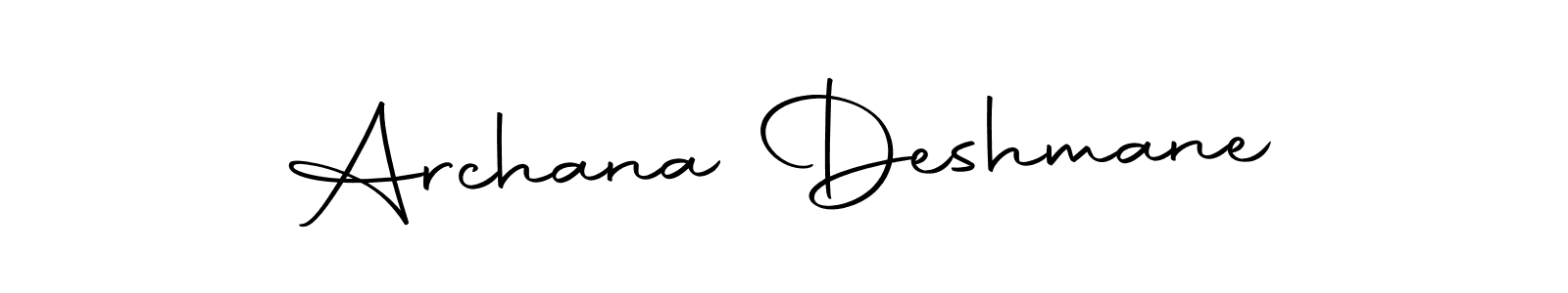 Also we have Archana Deshmane name is the best signature style. Create professional handwritten signature collection using Autography-DOLnW autograph style. Archana Deshmane signature style 10 images and pictures png