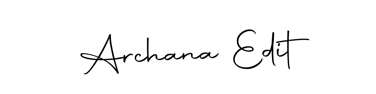 if you are searching for the best signature style for your name Archana Edit. so please give up your signature search. here we have designed multiple signature styles  using Autography-DOLnW. Archana Edit signature style 10 images and pictures png