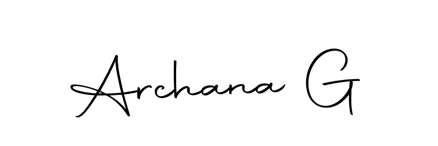 How to make Archana G signature? Autography-DOLnW is a professional autograph style. Create handwritten signature for Archana G name. Archana G signature style 10 images and pictures png