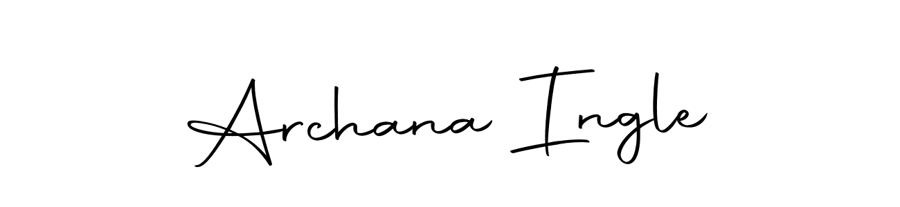 Autography-DOLnW is a professional signature style that is perfect for those who want to add a touch of class to their signature. It is also a great choice for those who want to make their signature more unique. Get Archana Ingle name to fancy signature for free. Archana Ingle signature style 10 images and pictures png