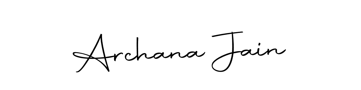 Create a beautiful signature design for name Archana Jain. With this signature (Autography-DOLnW) fonts, you can make a handwritten signature for free. Archana Jain signature style 10 images and pictures png