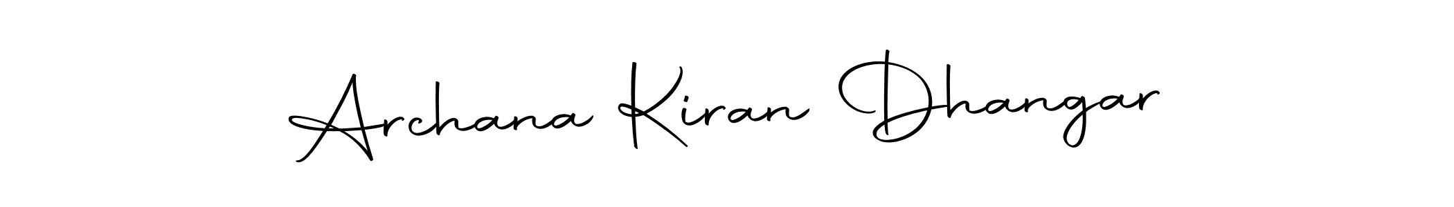 Design your own signature with our free online signature maker. With this signature software, you can create a handwritten (Autography-DOLnW) signature for name Archana Kiran Dhangar. Archana Kiran Dhangar signature style 10 images and pictures png