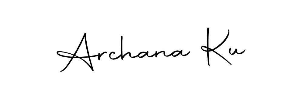 You can use this online signature creator to create a handwritten signature for the name Archana Ku. This is the best online autograph maker. Archana Ku signature style 10 images and pictures png