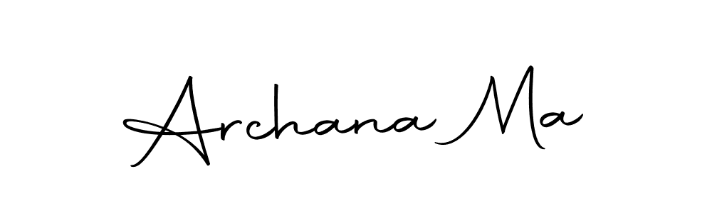 How to make Archana Ma signature? Autography-DOLnW is a professional autograph style. Create handwritten signature for Archana Ma name. Archana Ma signature style 10 images and pictures png