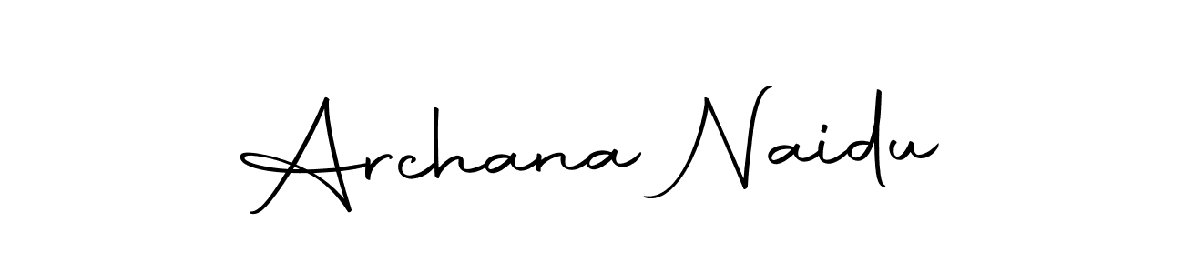 Create a beautiful signature design for name Archana Naidu. With this signature (Autography-DOLnW) fonts, you can make a handwritten signature for free. Archana Naidu signature style 10 images and pictures png