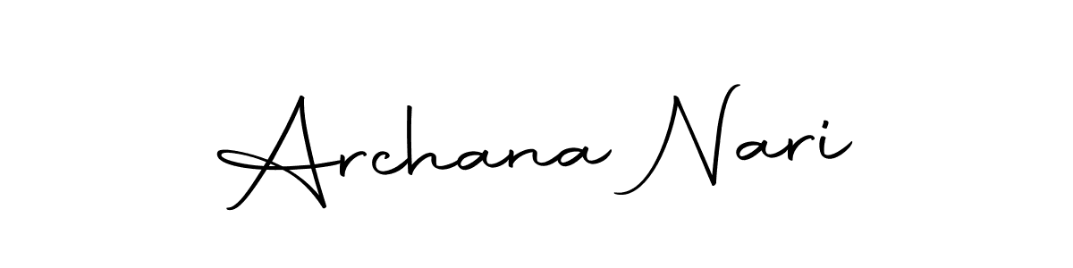 How to make Archana Nari signature? Autography-DOLnW is a professional autograph style. Create handwritten signature for Archana Nari name. Archana Nari signature style 10 images and pictures png