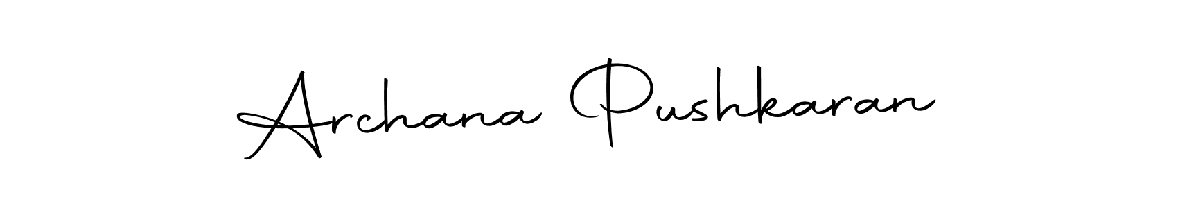 Similarly Autography-DOLnW is the best handwritten signature design. Signature creator online .You can use it as an online autograph creator for name Archana Pushkaran. Archana Pushkaran signature style 10 images and pictures png