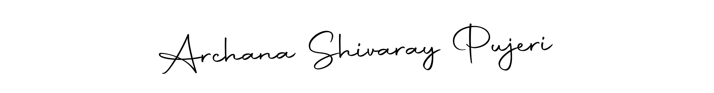 Create a beautiful signature design for name Archana Shivaray Pujeri. With this signature (Autography-DOLnW) fonts, you can make a handwritten signature for free. Archana Shivaray Pujeri signature style 10 images and pictures png