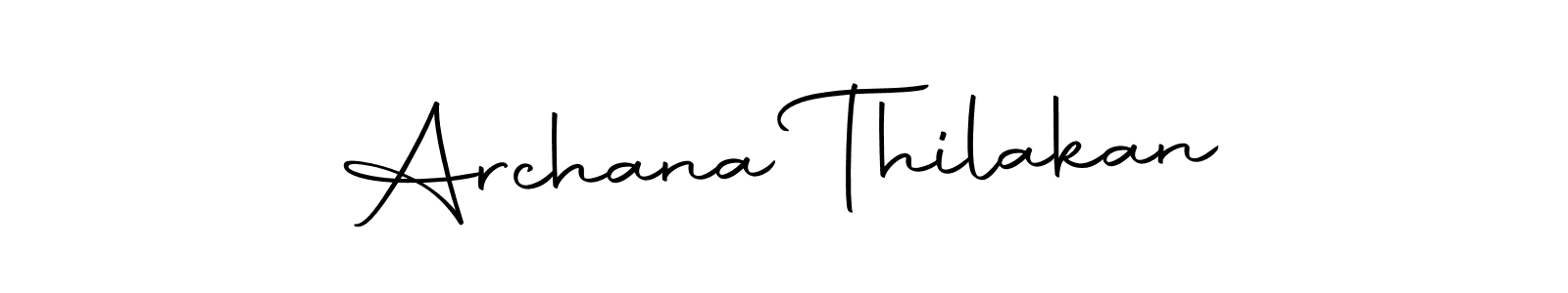 Make a beautiful signature design for name Archana Thilakan. Use this online signature maker to create a handwritten signature for free. Archana Thilakan signature style 10 images and pictures png
