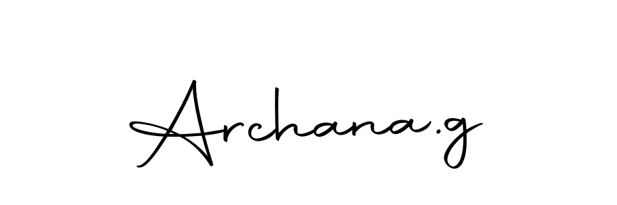 Also we have Archana.g name is the best signature style. Create professional handwritten signature collection using Autography-DOLnW autograph style. Archana.g signature style 10 images and pictures png