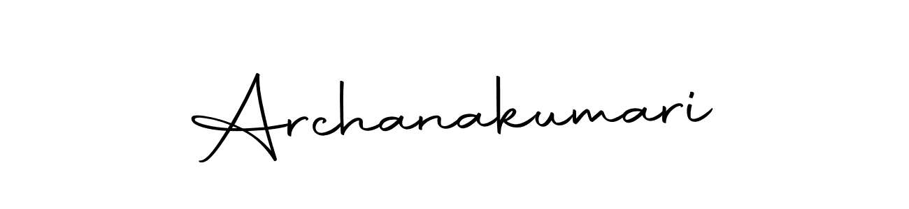 Create a beautiful signature design for name Archanakumari. With this signature (Autography-DOLnW) fonts, you can make a handwritten signature for free. Archanakumari signature style 10 images and pictures png