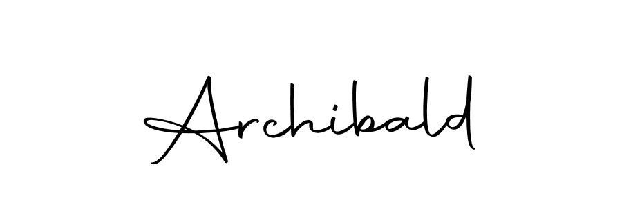 The best way (Autography-DOLnW) to make a short signature is to pick only two or three words in your name. The name Archibald include a total of six letters. For converting this name. Archibald signature style 10 images and pictures png