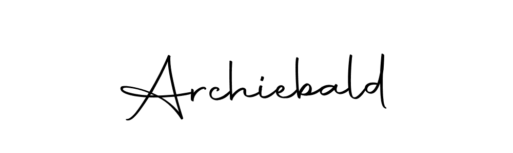 The best way (Autography-DOLnW) to make a short signature is to pick only two or three words in your name. The name Archiebald include a total of six letters. For converting this name. Archiebald signature style 10 images and pictures png