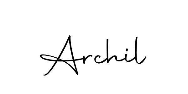 How to make Archil name signature. Use Autography-DOLnW style for creating short signs online. This is the latest handwritten sign. Archil signature style 10 images and pictures png